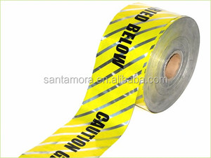 Ruban d'avertissement en plastique pour le ruban d'avertissement de PE de papier d'aluminium détectable souterrain de câble - Product Image 5