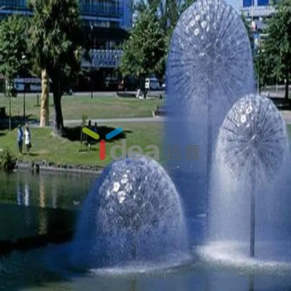 Dandelion Shape/Crystal Ball Shape Dancing Water Fountain Nozzle in Pond