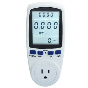 Monitor de electricidad, medidor de potencia, enchufe, energía doméstica, vatios, voltios, amperios, KWH, Analizador de consumo con pantalla LCD Digital