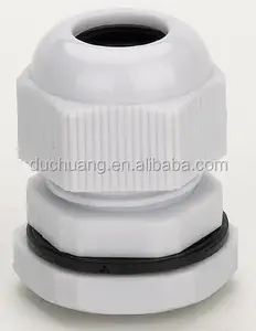 Cable Connector Industry Electrical Equipment And Supplies Connect Conduit Plastic Nylon PVC Fitting PG M IP68 Black White Gland