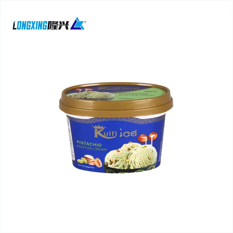 新デザインPPプラスチックIMLアイスクリームカップ