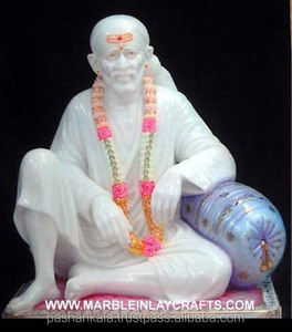 Sai Baba Murti จากหินอ่อน Makrana Moorti - Product Image 1