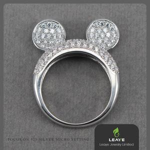 Bisutería italiana Lindo Del Ratón de <span class=keywords><strong>Mikey</strong></span> Joyería de Plata Para Las Mujeres - Product Image 3