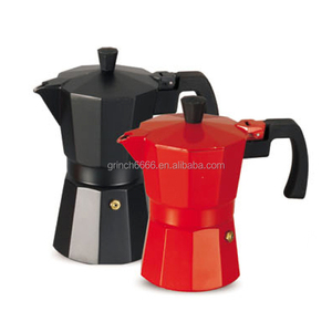 Oem màu đen nhôm cà phê Espresso sản xuất Moka nồi Moka kahve - Product Image 4