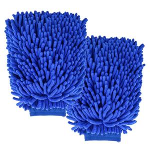 Manopla de limpieza de <span class=keywords><strong>coche</strong></span> de microfibra de chenilla con logotipo personalizado de alta calidad Manopla de lavado sin arañazos Premium para coches - Product Image 1