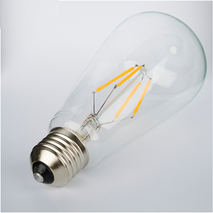 4 W ST64 vintage Edison bombilla led, dimmable jaula filamento luz para decorar <span class=keywords><strong>la</strong></span> <span class=keywords><strong>casa</strong></span>, blanco cálido E26 110 V lámpara LED - Product Image 2