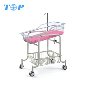 XF606 Commerci All'ingrosso Rosa Trolley Cura Del Bambino Letto per bambini Letto, Bambino in Ospedale Letto In Vendita