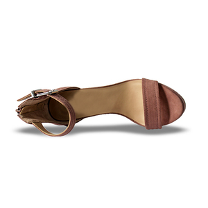 Desnudo niño zapatos de <span class=keywords><strong>mujer</strong></span> de gamuza de tacón alto elegante hebilla correa de la sandalia de <span class=keywords><strong>cuña</strong></span> <span class=keywords><strong>alpargatas</strong></span> mujeres - Product Image 5
