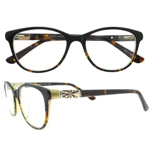 New spectacles design acetate women optical plastic reading glasses frame