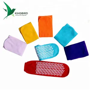 Wholesale Disposable Anti-Slip Eco-Friendly Breathable Casual Hospital <strong>Slipper</strong> <strong>Socks</strong> with Body Logo - Product Image 1