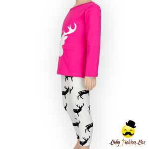 Matching pants baby girl clothing set teenage Christmas outfits - Product Image 2