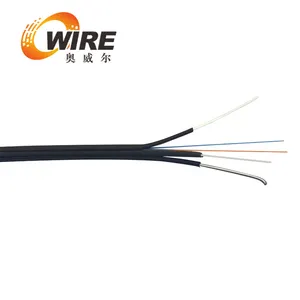 Ftth Cable Outdoor Corning Fiber Optic Outdoor 4 Core Drop Wire FTTH Cable