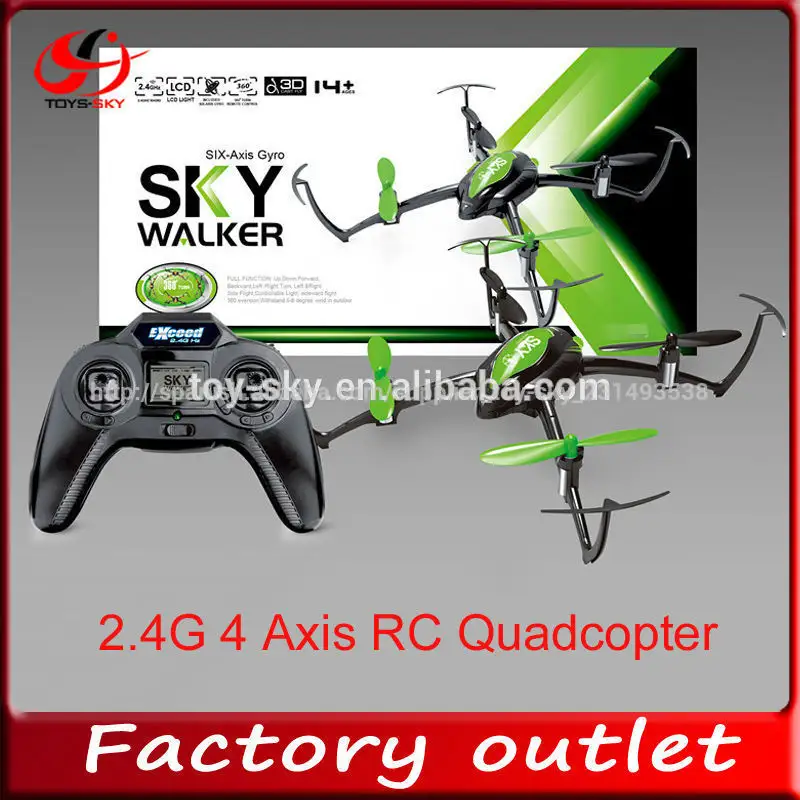 Nuevos productos 2014 2.4g 4 eje rc quadcopter 6 con eje de giro y de la cámara de juguete caliente vender en alibaba
