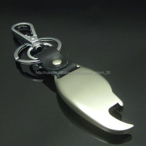 Chất Lượng Cao Hình Chữ Nhật Kim Loại LED Flashlight Keychain Với Bia Bottle Opener Chức Năng - Product Image 6