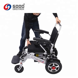 Hg-n530 전자 자기 브레이크 시스템 빛 알루미늄 프레임 접이식 전동 휠체어 - Product Image 2