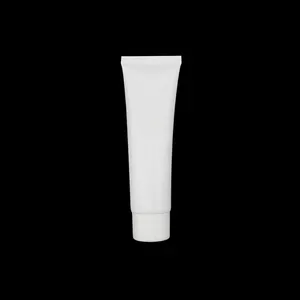 Groothandel 50 ml plastic witte lege zachte buis, 50 ml plastic cosmetische lege buis, 50 ml crème zachte buis met schroefdop