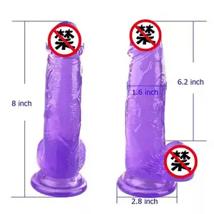 De alta qualidade geléia Vibrador Realista Brinquedos Sexuais para a Mulher strap on dildo grande pênis artificial