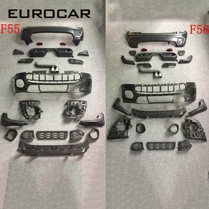 2009-2012ปี JCW ดีไซน์ชุดปรับ F56 F55 PP ระบบตัวถังรถยนต์กันชนหน้าและหลังตัดไอเสียใหม่ - Product Image 3