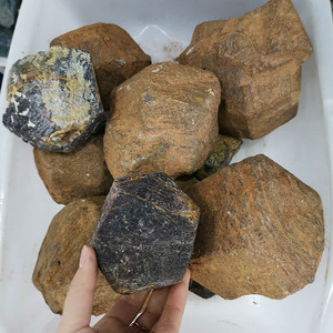 Di grandi Dimensioni Naturale Granato Pietra Grezza Grezzo Semipreziosa Pietra di Cristallo Minerale - Product Image 6