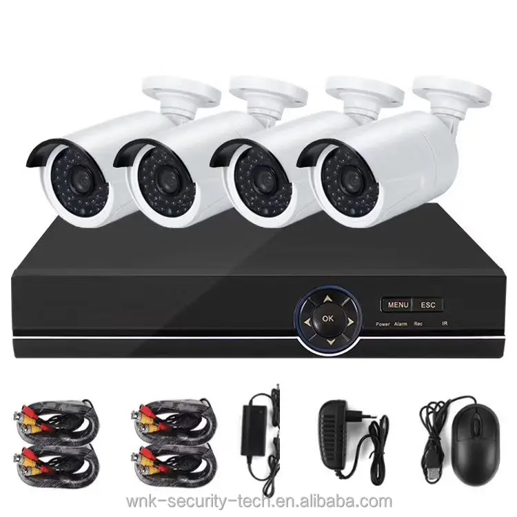 CCTVシステム全体8CH屋外1080PセキュリティカメラおよびDVRCCTVキット