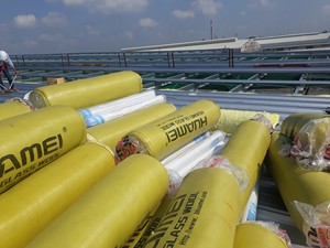 Huamei  CE   Standard    NIce   Quality    Glass Wool Blanket  Roll Insulation - Product Image 5