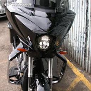 Phare LED de <span class=keywords><strong>moto</strong></span> en aluminium, 2007 w, Style puce noire, pour cruisoirs, 2016 - Product Image 6