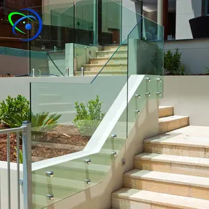 Balustrade Design Easy Installation Swimming Pool Removable Stainless Steel Pipe Stair Handrail