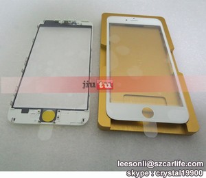 Remplacement Verre Externe avec Lunette Cadre pour iphone 6 <span class=keywords><strong>Plus</strong></span> 5.5 pouce LCD Écran Tactile Avant Verre Externe Lens fix - Product Image 4