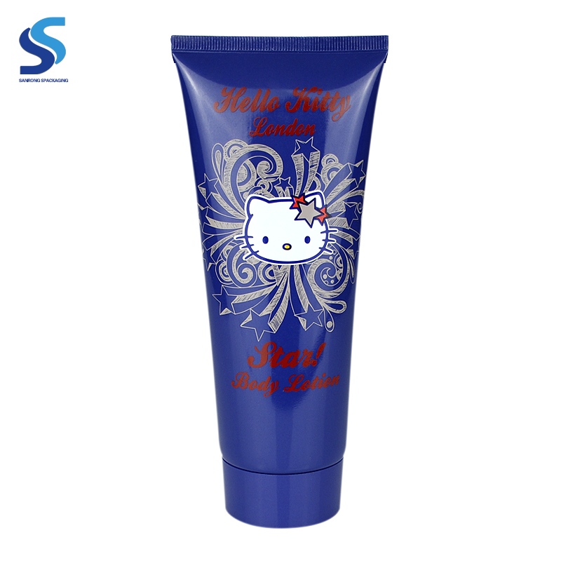 Custom Printing Hand Lotion Tube Pe Hollow Plastic White Free Of Charge 30 80 Gloss For Skin Care Packaging With Flip Top Cap