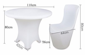 الحديثة أدى الأثاث 16 ألوان تغيير عمود إضاءة LED الجدول - Product Image 6