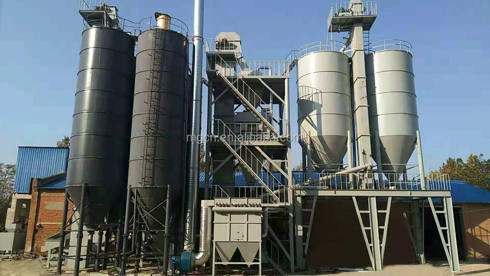 6-8T/H Semi Automatic Premix Dry Mortar Production Line Putty Making Machine