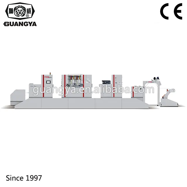 Web Processing Roll to Roll Automatic Hot Foil Stamping Embossing Press Machine