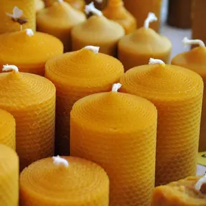 Hot sale Pure natural honey yellow/ white refined beeswax