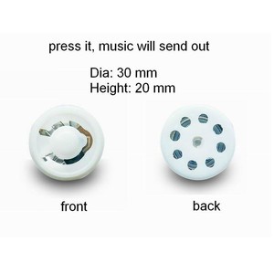 <span class=keywords><strong>Carillon</strong></span> a forma di cuore personalizzato per peluche registrabile per bambini con materiale plastico in ABS - Product Image 6