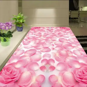 Đẹp rose cánh hoa 3D stereo sàn Hình Nền Wallpaper phòng ngủ tầng stickers Dubai 3d tầng stickers