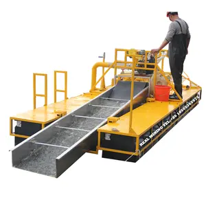 Light portable back-pack dredge gold and diamond dredging machine