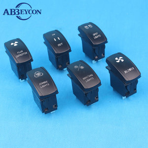 Tự Động Dc 12V Carling Abs Chống Thấm Nước Biển Chiếu Sáng Đèn Led Không Thấm Nước Rocker Chuyển Đổi Hai Màu Đèn Led Rocker - Product Image 4