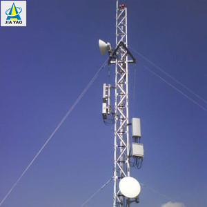 autoportant Ganvanised ASTM <span class=keywords><strong>EU</strong></span> SGG treillis angulaire haubané tour de fil - Product Image 6