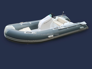 13ft CE <span class=keywords><strong>casco</strong></span> de fibra de vidrio centro de la consola de pesca barco costilla barco con motor - Product Image 5