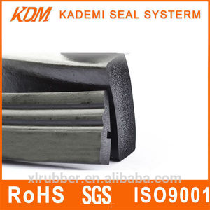 Sello de goma para la puerta estanca/coche burlete de la puerta sello para la puerta/ventana de extrusión de caucho epdm - Product Image 1