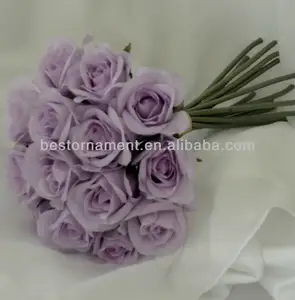 Lilac Lavender Rose Posy Bunch Bouquet