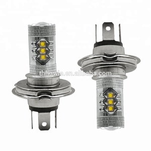 Phares de voiture à haute puissance <span class=keywords><strong>Led</strong></span>, H4, faisceau haut/bas, 6000K, blanc, <span class=keywords><strong>12</strong></span> <span class=keywords><strong>volts</strong></span>, phare avant antibrouillard pour <span class=keywords><strong>automobile</strong></span> avec objectif, 80W - Product Image 5