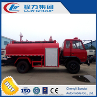 7885x2490x3400mm réservoir d'eau en acier inoxydable Dongfeng 5000 litres camions de pompiers à vendre réservoir d'eau camion de lutte contre l'incendie