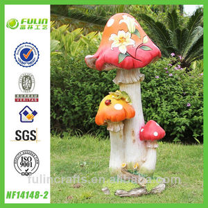 <span class=keywords><strong>gran</strong></span> jardín de resina de decoración de setas - Product Image 1