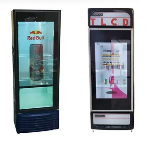 TV Refrigerator TLCD Freezer Glass Door Advertising Freezer Door Freezer With Video Playback Function Factory