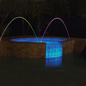 Trang Trí Chiếu Sáng Laminar Mini Water Jet Glazy Cột Nước Với Đèn LED RGB - Product Image 4