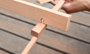 Legno di faggio pieghevole display <span class=keywords><strong>tavolo</strong></span> <span class=keywords><strong>cavalletto</strong></span> <span class=keywords><strong>per</strong></span> il disegno e la visualizzazione - Product Image 4
