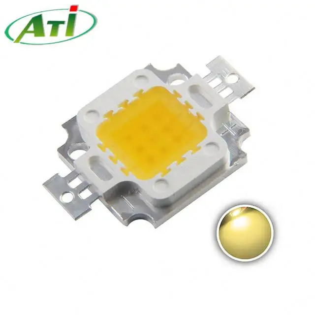 6000 - 6500K 12V 10W 20W 30W 50W COB Led Chip with 90 degree silicon Dome Lens