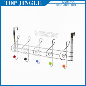 ที่แขวนผ้าพลาสติกแบบสั้น5ตะขอแขวนที่มีสีสัน - Product Image 5