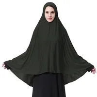 Syal Muslim Panjang Khimar Imitasi Serat Susu Lembut Khimar Niqab Grosir Jilbab Khimar
